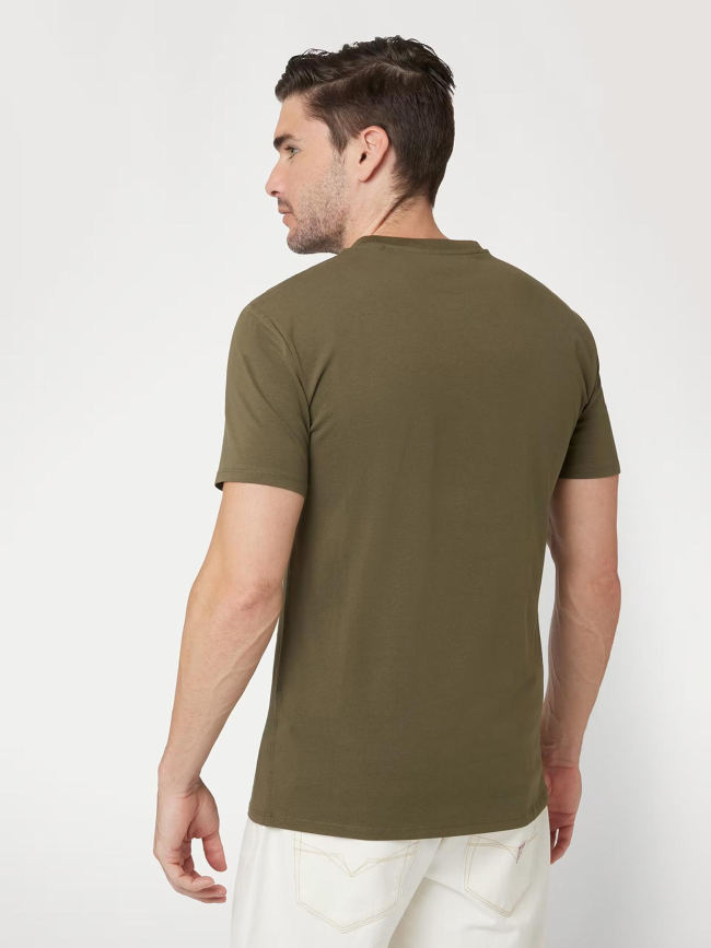 T-shirt à manches courtes core kaki homme - Guess