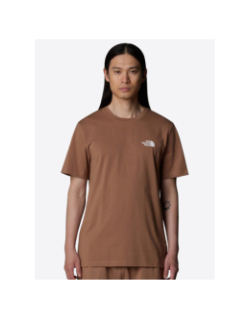 T-shirt simple dome marron homme - The North Face