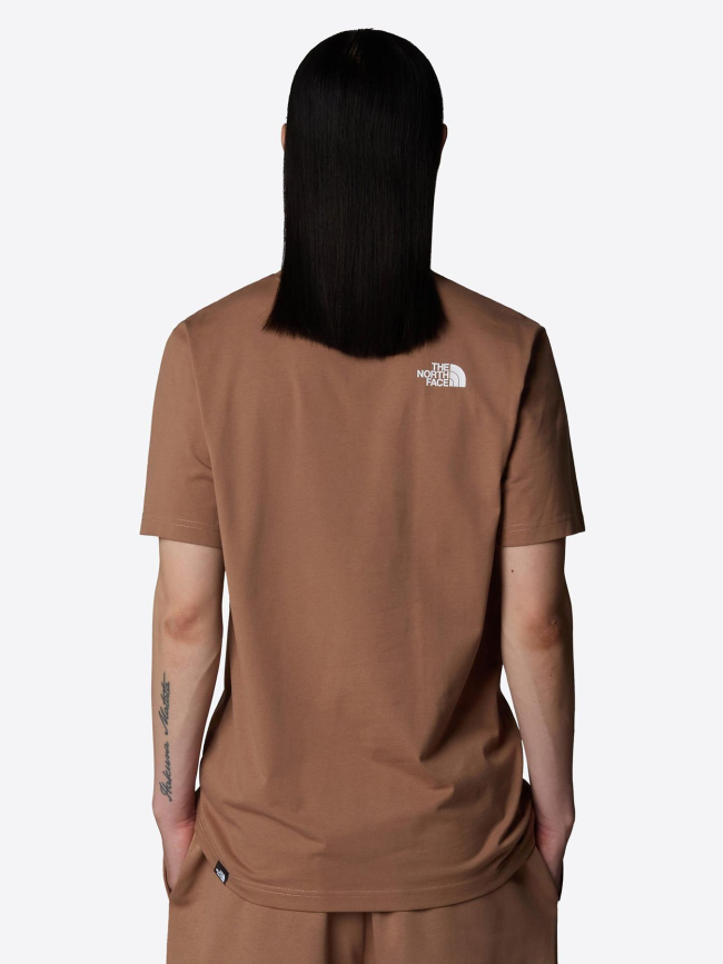 T-shirt simple dome marron homme - The North Face