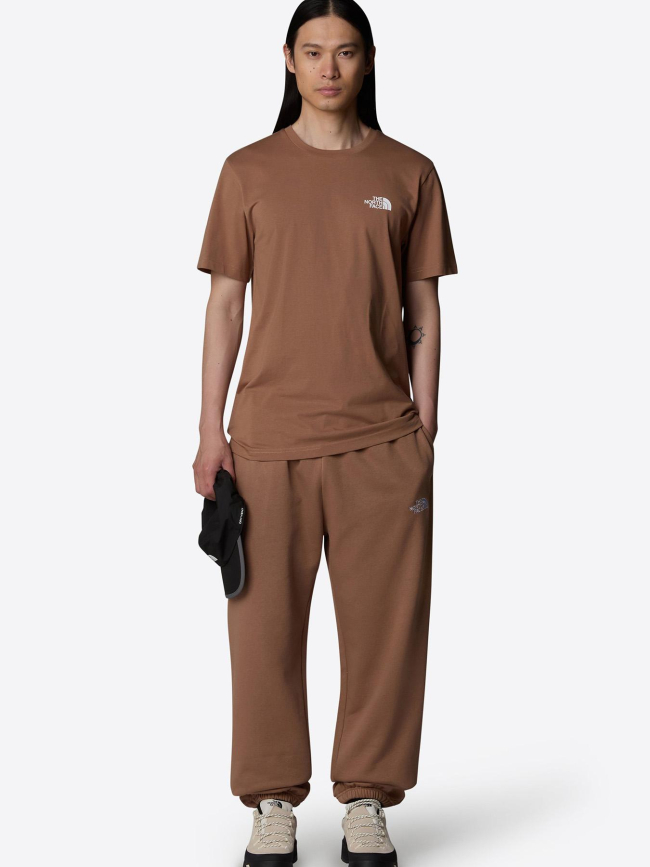 T-shirt simple dome marron homme - The North Face