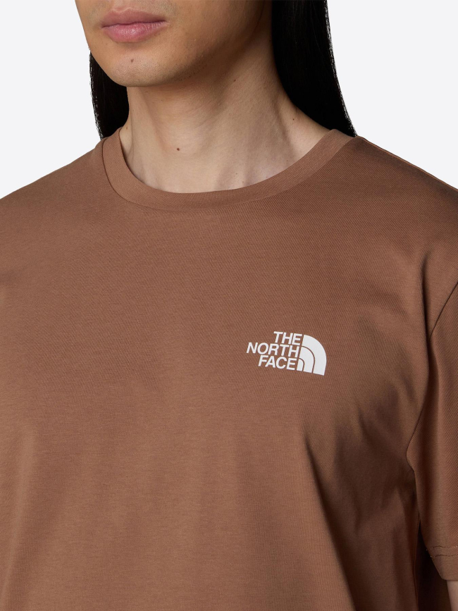 T-shirt simple dome marron homme - The North Face