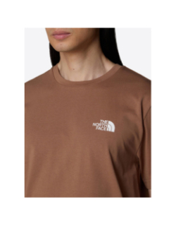 T-shirt simple dome marron homme - The North Face