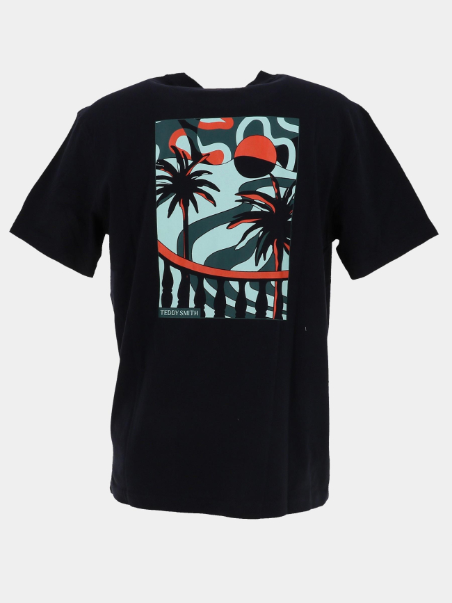 T-shirt mc t-edser bleu sombre homme - Teddy Smith
