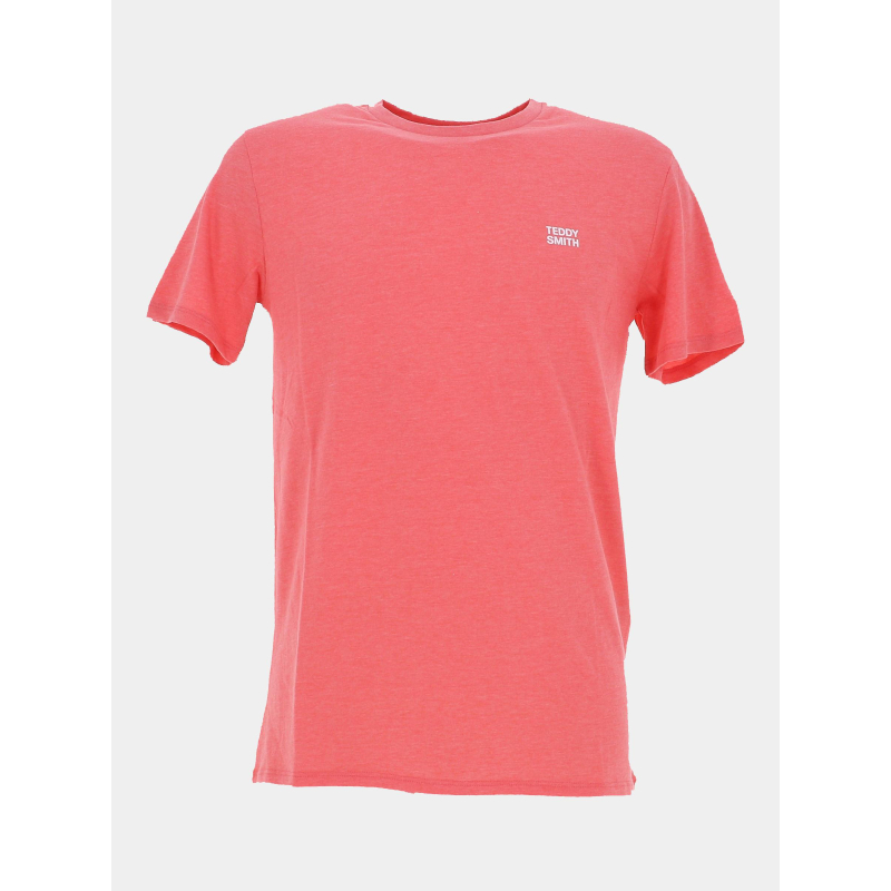 T-shirt à manches courtes the tee rose homme - Teddy Smith