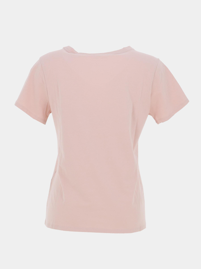 T-shirt à manches courtes  t-ribelle rose femme - Teddy Smith