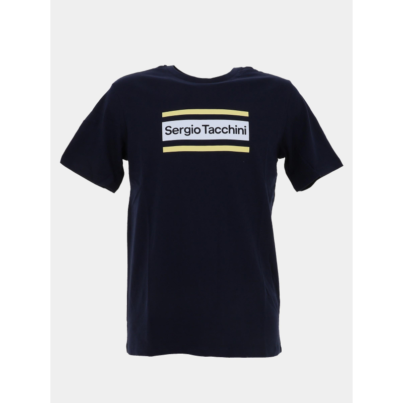 T-shirt mc lared bleu marine homme - Sergio Tacchini