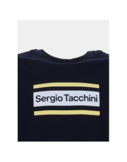 T-shirt mc lared bleu marine homme - Sergio Tacchini