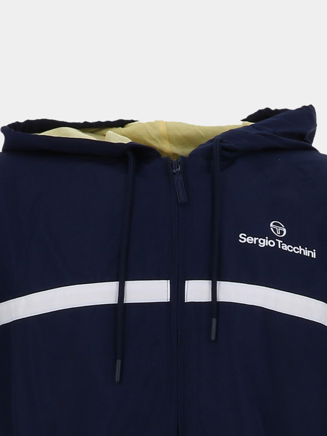 Veste de sport à capuche prannie bleu homme - Sergio Tacchini