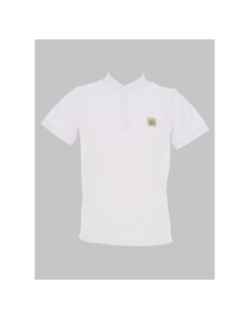 Polo à manches courtes p-label blanc garçon - Teddy Smith