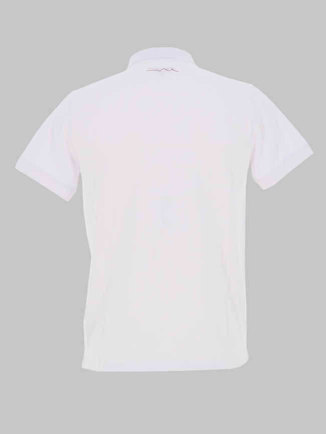 Polo à manches courtes p-label blanc garçon - Teddy Smith