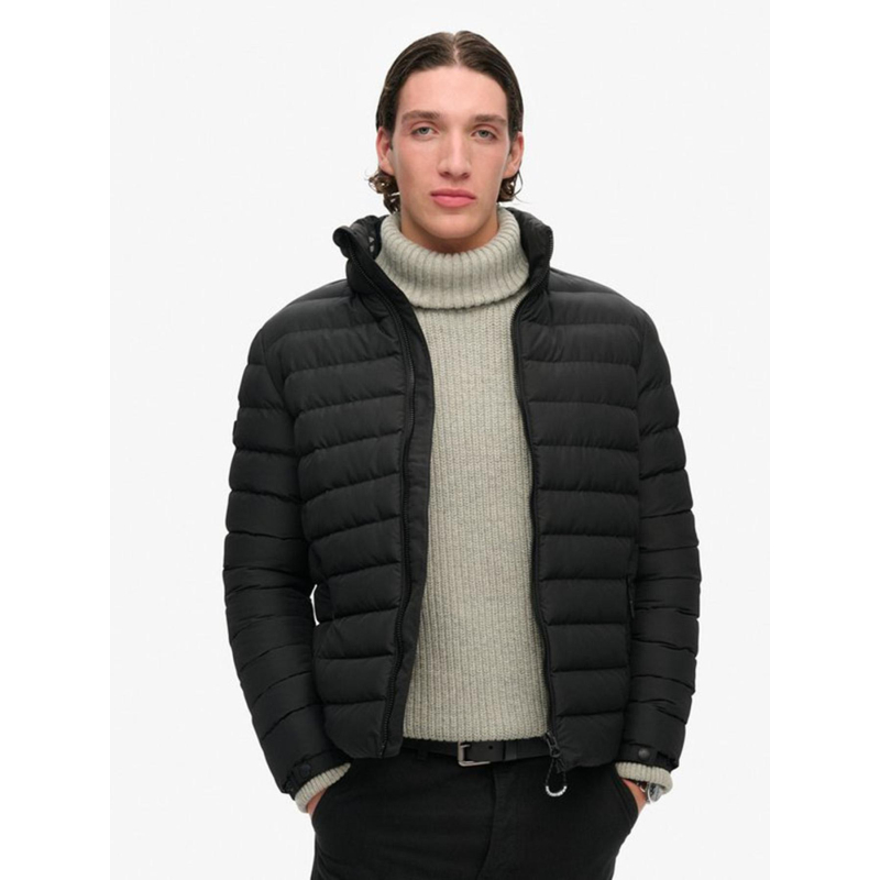 Doudoune fuji uni noir homme - Superdry