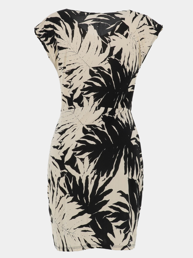 Robe courte rarosa noir écru femme - Morgan