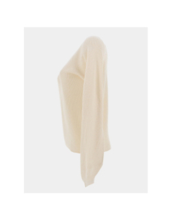 Pull double col v newlexsun beige femme - Vero Moda