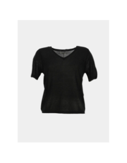 T-shirt pailleté kaya noir femme - Jdy