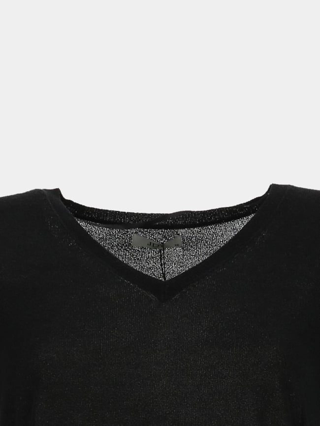 T-shirt pailleté kaya noir femme - Jdy