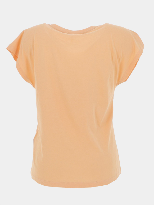 T-shirt anna amor orange femme - Only