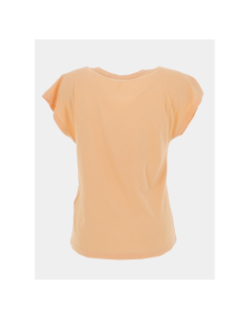 T-shirt anna amor orange femme - Only