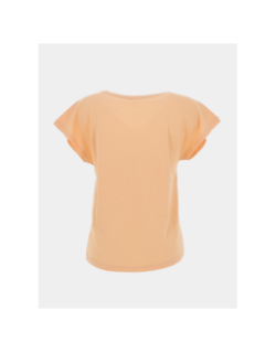 T-shirt regular col v winnie orange femme - Only