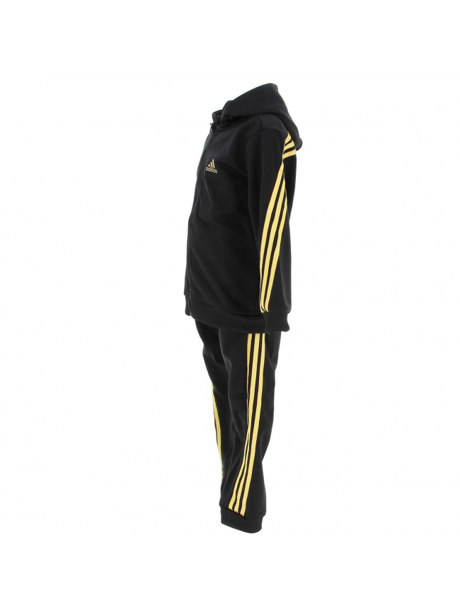 Survêtement veste pant noir/or enfant - Adidas