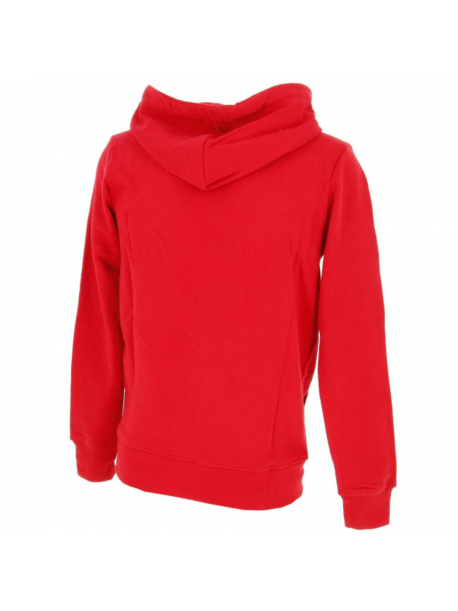 Sweat zippé à capuche atelo rouge homme - La Maison Blaggio