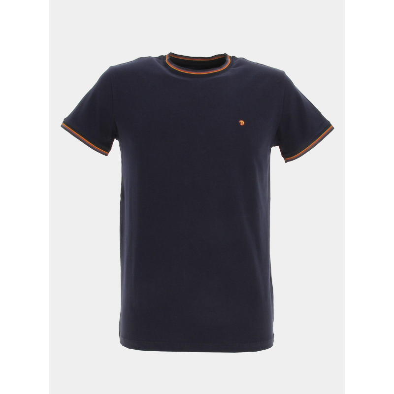 T-shirt tutin uni bleu marine homme - Benson & Cherry