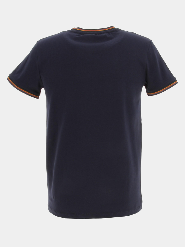 T-shirt tutin uni bleu marine homme - Benson & Cherry