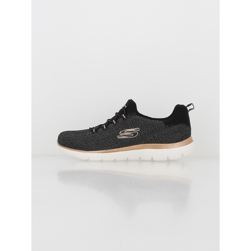 Baskets pailleté dazzling noir femme - Skechers