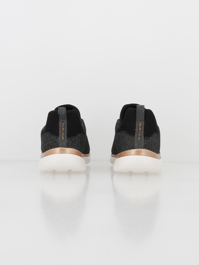 Baskets pailleté dazzling noir femme - Skechers