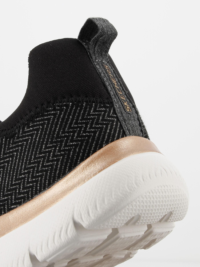 Baskets pailleté dazzling noir femme - Skechers