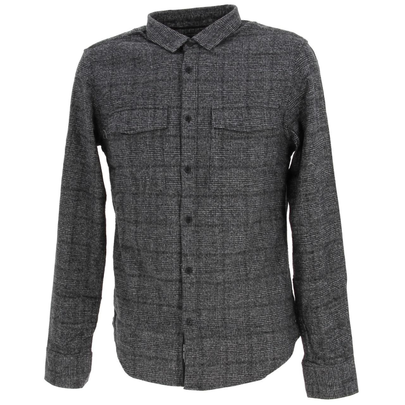Chemise à carreaux adam gris homme - Teddy Smith