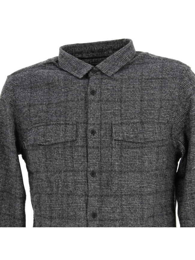 Chemise à carreaux adam gris homme - Teddy Smith