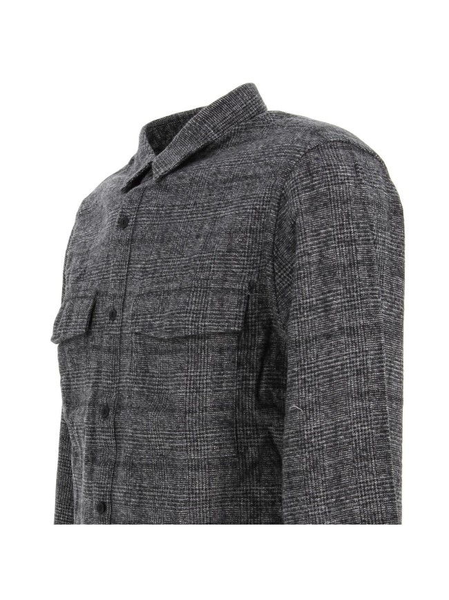 Chemise à carreaux adam gris homme - Teddy Smith