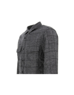 Chemise à carreaux adam gris homme - Teddy Smith