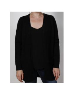 Gilet uni noir femme - Only