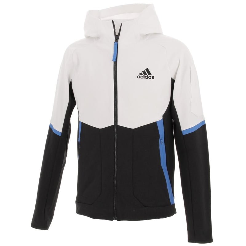 Veste zippée designed for gameday blanc/noir homme - Adidas