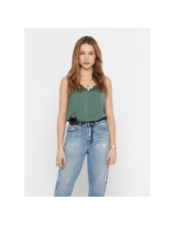 Débardeur onldebbie singlet vert femme - Only