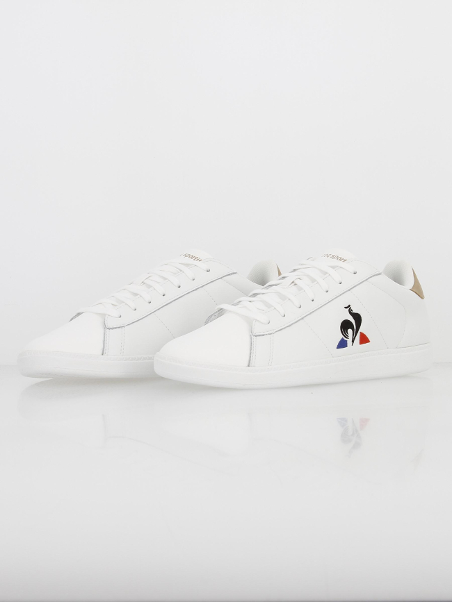 Baskets basses courtset blanc homme - le Coq Sportif