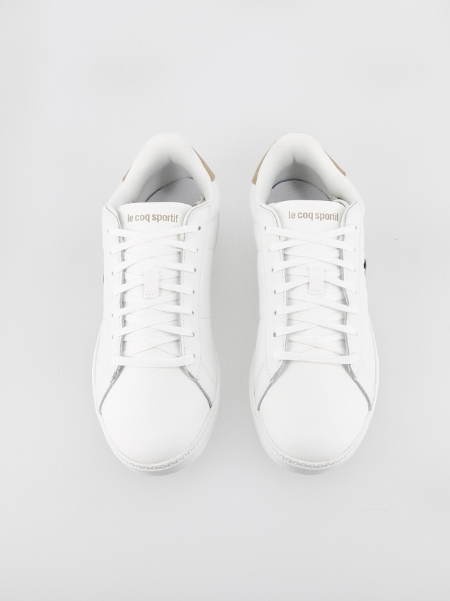 Baskets basses courtset blanc homme - le Coq Sportif