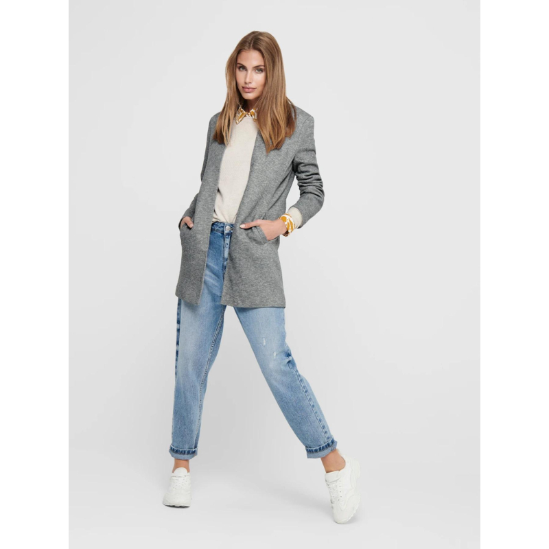 Veste longue soho chiné gris femme Only wimod