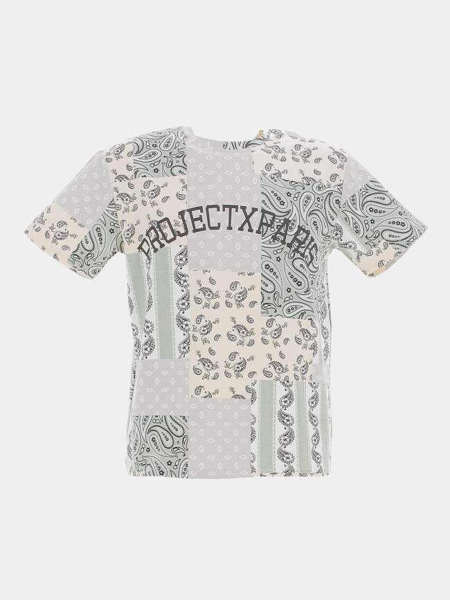 T-shirt motif bandana multicolore homme - Project X Paris