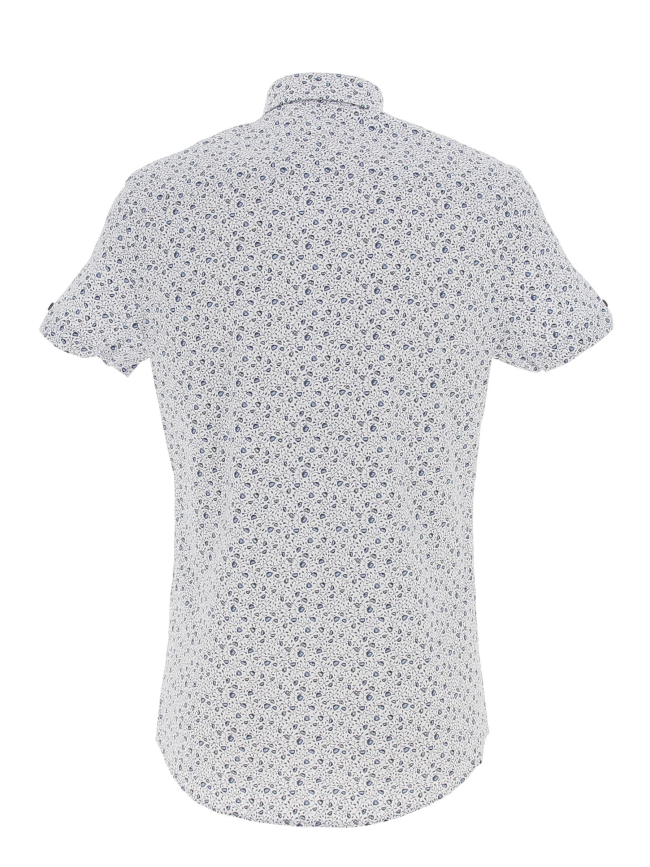 Chemise manche courte signature blanc homme - Benson Cherry