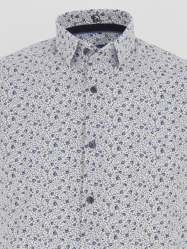 Chemise manche courte signature blanc homme - Benson Cherry