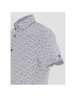 Chemise manche courte signature blanc homme - Benson Cherry
