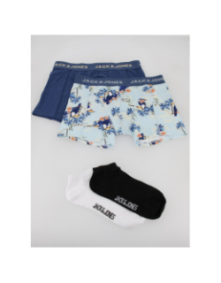 Pack 2 boxers et chaussettes bleu homme - Jack & Jones