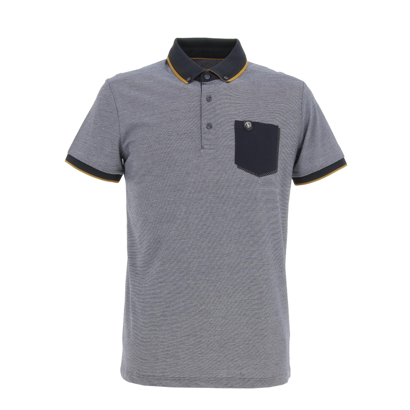 Polo gallifrey bleu homme - Benson & Cherry
