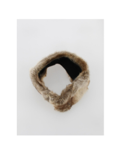 Bandeau fausse fourrure marron femme - Barts