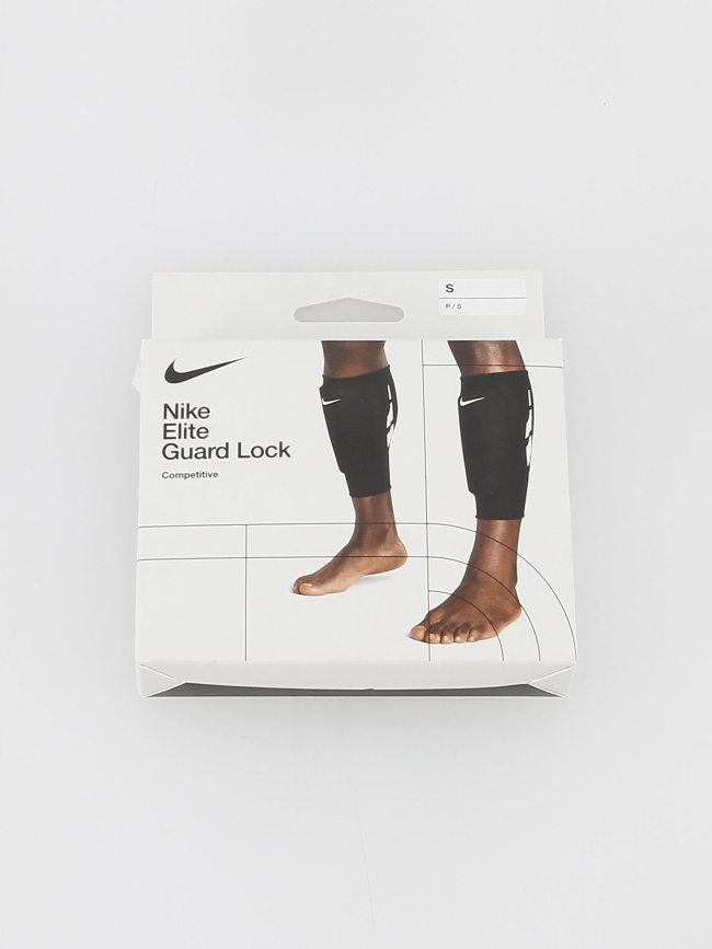 Fixations protège-tibias guard lock elite noir - Nike
