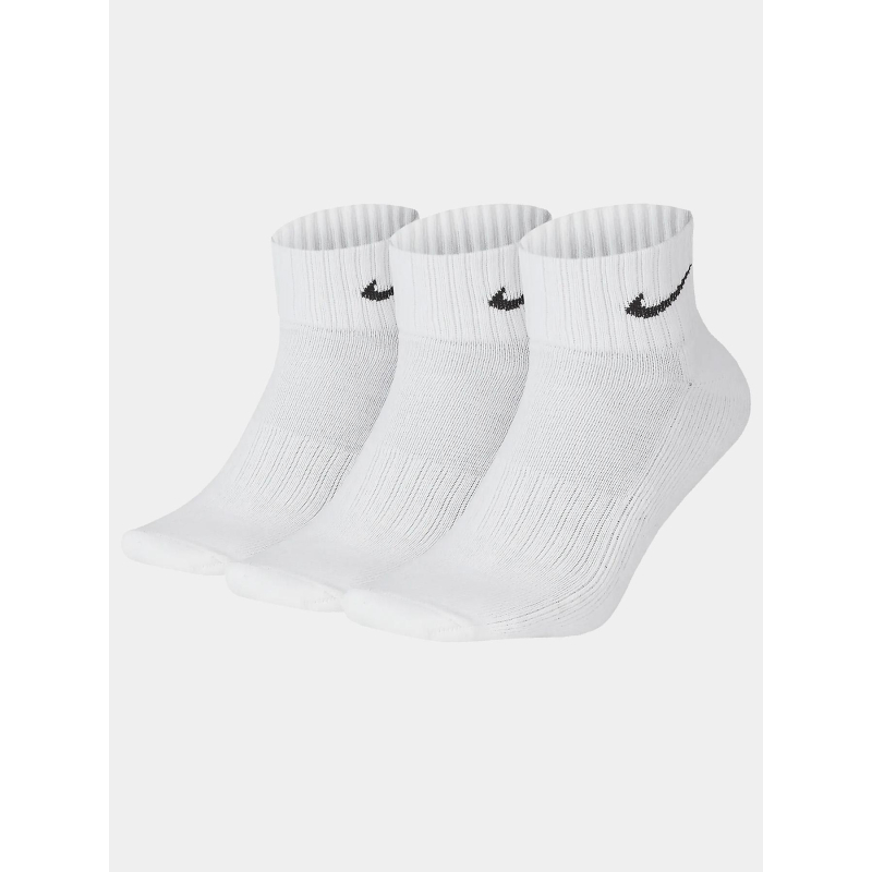 Pack de 3 paires de chaussettes basse blanc adulte - Nike