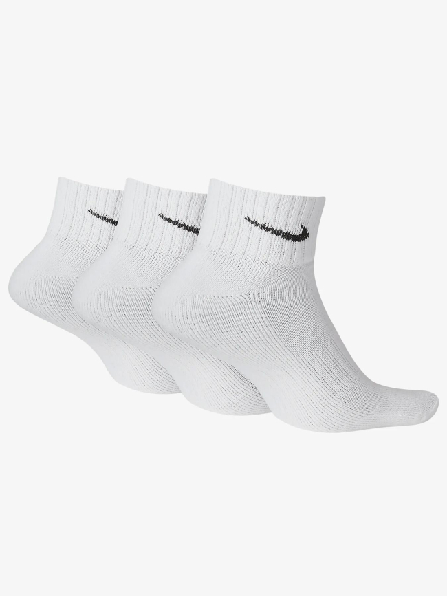 Pack de 3 paires de chaussettes basse blanc adulte - Nike