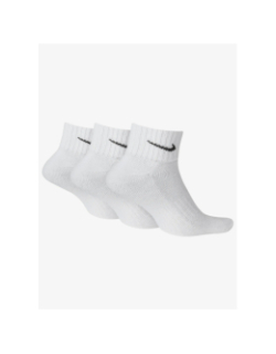 Pack de 3 paires de chaussettes basse blanc adulte - Nike